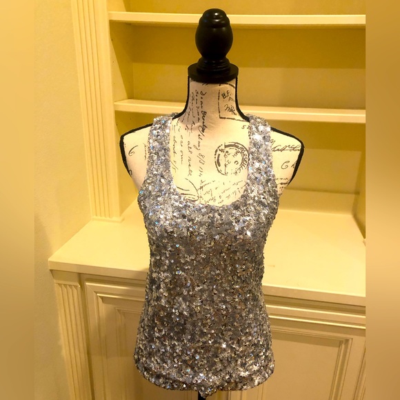 Alice + Olivia Sequin Top -Size Small - Picture 3 of 4